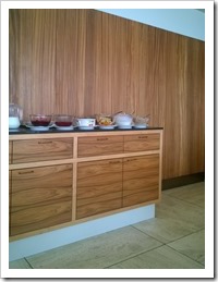 deel van het ontbijtbuffet