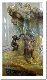 Camille Claudel - onyx and bronze