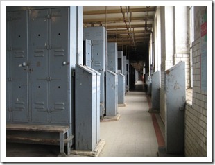 Koolmijn Beringen - omkleedruimte / kastjes voor de kledij