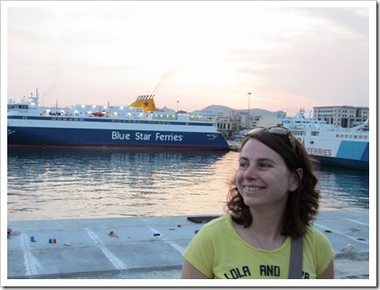 op de terugweg: tussenstop in Pireaus