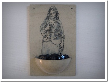 'St-Barbara's Opluchting', deel 1. Keramiek, steenkool. 2012 