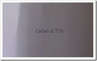 Een, euh, ... gedrukt nummer :)