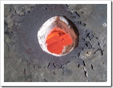 St-Barbara in de raku oven